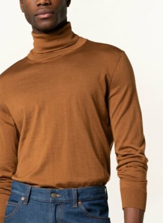 Ermenegildo Zegna Rollkragenpullover Herren, Braun