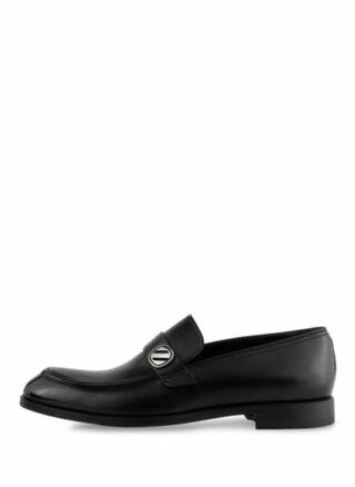 Ermenegildo Zegna Slipper Herren, Schwarz