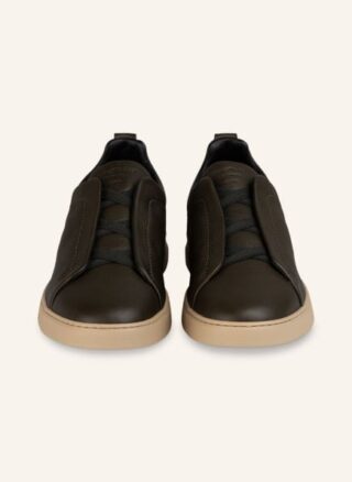 Ermenegildo Zegna Triple Stitch Sneaker Herren, Braun