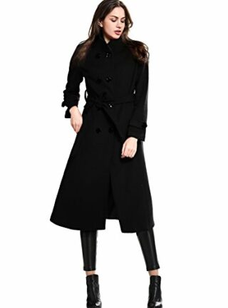 Escalier Dufflecoat Damen, Schwarz