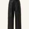 Esprit Leder-Culotte Damen, Schwarz