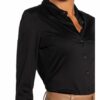 Eterna Hemdbluse Damen, Schwarz