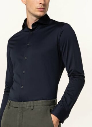Eton Jersey-Hemd Herren, Blau