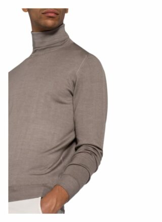 FEDELI Rollkragenpullover Herren, Beige