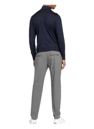 FEDELI Rollkragenpullover Herren, Blau
