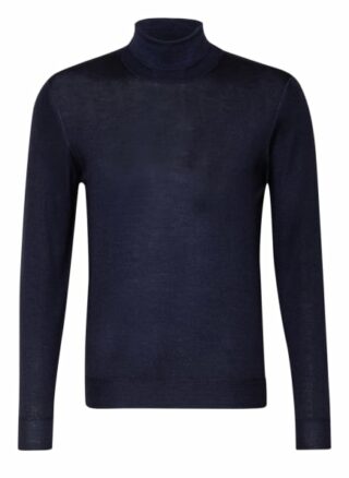 FEDELI Rollkragenpullover Herren, Blau