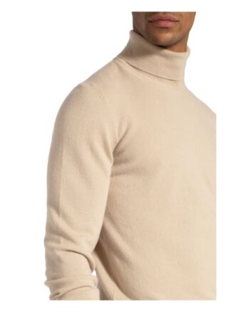 FEDELI Rollkragenpullover Herren, Braun