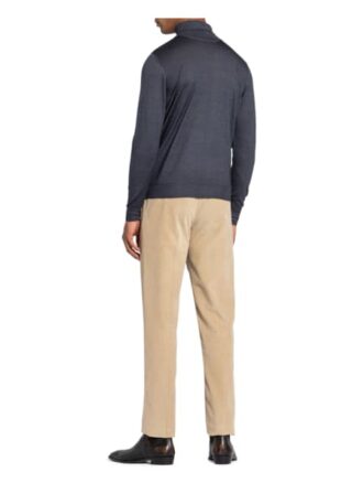 FEDELI Rollkragenpullover Herren, Grau