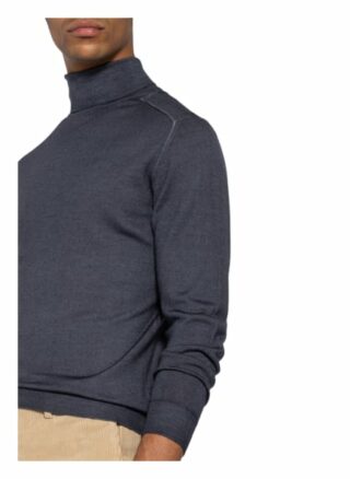 FEDELI Rollkragenpullover Herren, Grau