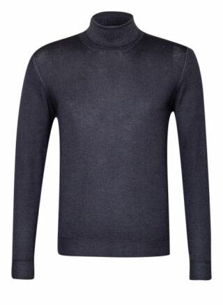 FEDELI Rollkragenpullover Herren, Grau