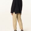 FFC Rollkragenpullover Damen, Schwarz