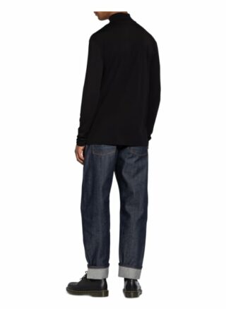FIL NOIR Liguria Rollkragenpullover Herren, Schwarz