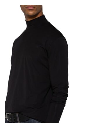 FIL NOIR Liguria Rollkragenpullover Herren, Schwarz