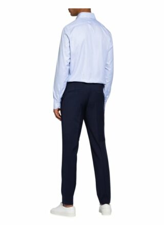 FINAMORE 1925 Napoli Business-Hemd Herren, Blau