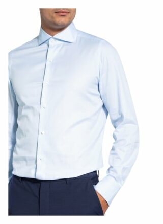 FINAMORE 1925 Napoli Business-Hemd Herren, Blau