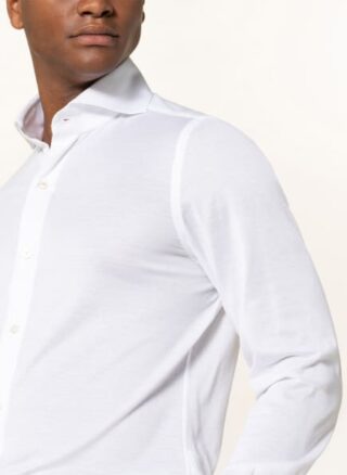 FINAMORE 1925 Tokyo Casual-Hemd Herren, Weiß