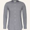 FINAMORE 1925 Tokyo Flanellhemd Herren, Blau
