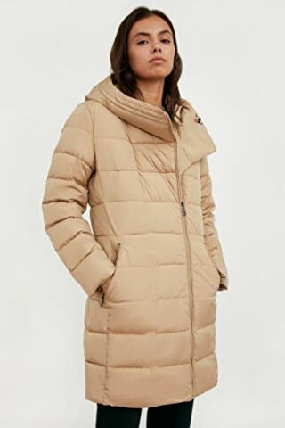 FINN-FLARE Steppmantel Damen, Beige