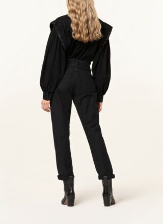FRAME DENIM Jeans Le Garcon Straight Leg Jeans Damen, Schwarz