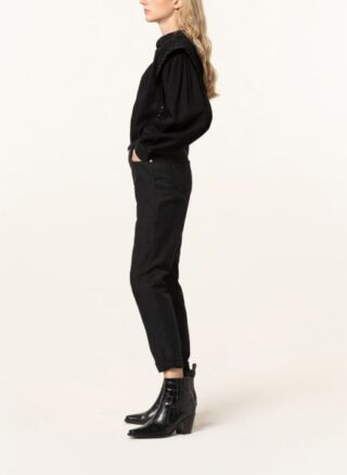 FRAME DENIM Jeans Le Garcon Straight Leg Jeans Damen, Schwarz