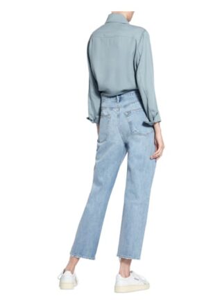 FRAME DENIM Jeans Le Original Straight Leg Jeans Damen, Blau