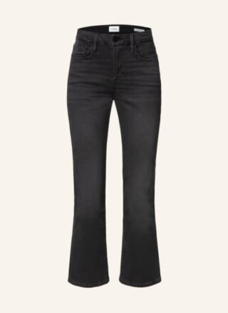 FRAME DENIM Le Crop Mini Boot Bootcut Jeans Damen, Grau