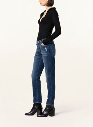 FRAME DENIM Le Garcon Straight Leg Jeans Damen, Blau