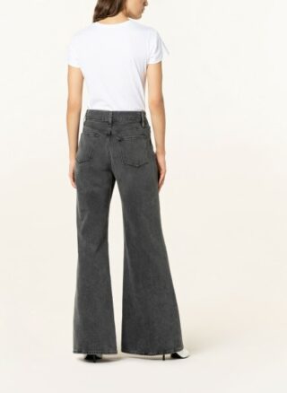 FRAME DENIM Le Palazzo Flared Leg Jeans Damen, Grau
