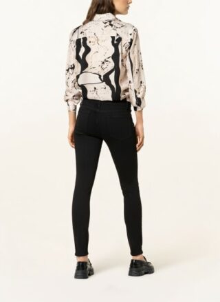 FRAME DENIM Le Skinny Skinny Jeans Damen, Schwarz