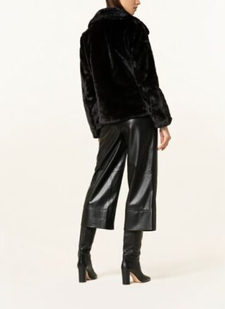 FRIEDA&FREDDIES Kunstpelz-Jacke Damen, Schwarz