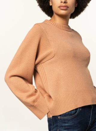FTC CASHMERE Cashmere-Pullover Damen, Braun