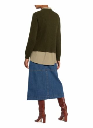 FTC CASHMERE Cashmere-Pullover Damen, Grün