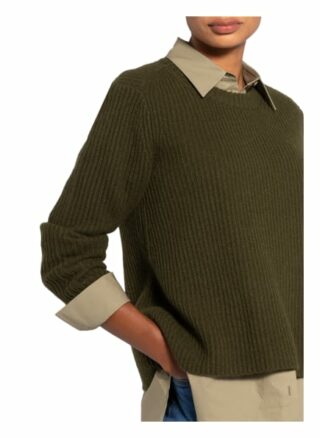 FTC CASHMERE Cashmere-Pullover Damen, Grün