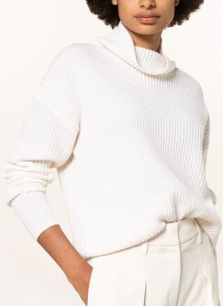 FTC CASHMERE Cashmere-Pullover Damen, Weiß