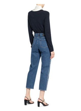 FTC CASHMERE Cashmere-Strickjacke Damen, Blau