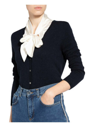 FTC CASHMERE Cashmere-Strickjacke Damen, Blau