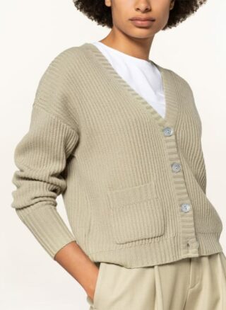 FTC CASHMERE Cashmere-Strickjacke Damen, Grün