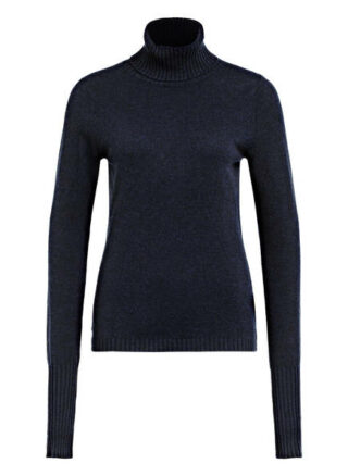 FTC CASHMERE Rollkragenpullover Damen, Blau