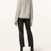 FTC CASHMERE Rollkragenpullover Damen, Grün