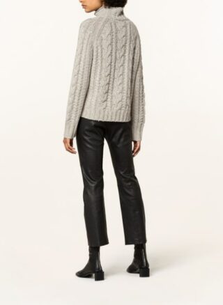 FTC CASHMERE Rollkragenpullover Damen, Grün