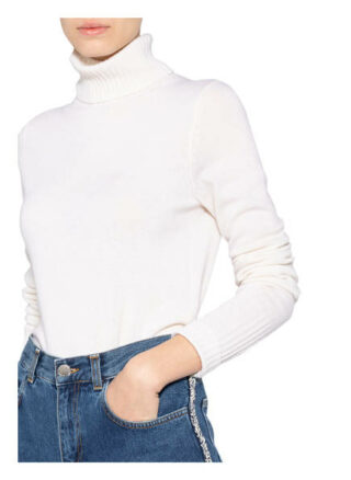 FTC CASHMERE Rollkragenpullover Damen, Weiß