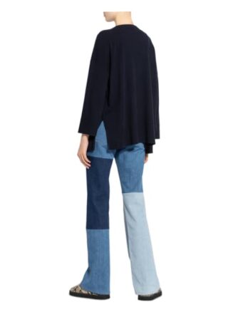 FTC CASHMERE Strickhülle Damen, Blau