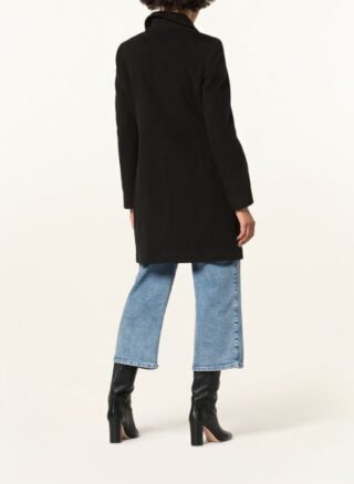 FUCHS SCHMITT Wollmantel Damen, Schwarz