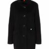 FUCHS SCHMITT Wollmantel Damen, Schwarz