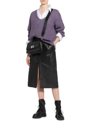 FURLA 1927 Soft Umhängetasche Damen, Schwarz