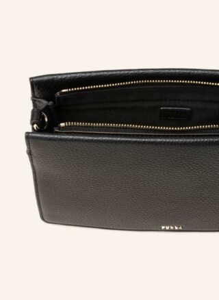 FURLA Babylon Umhängetasche Damen, Schwarz