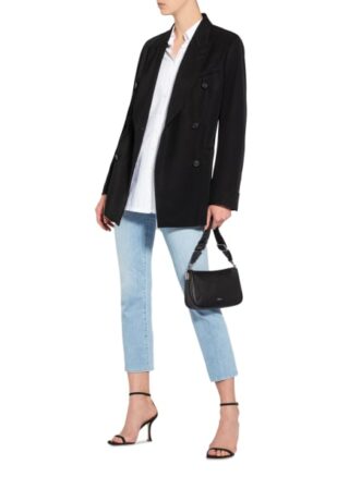 FURLA Moon Small Umhängetasche Damen, Schwarz