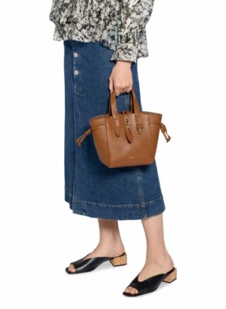 FURLA Net Mini Shopper Damen, Braun