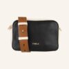 FURLA Real Umhängetasche Damen, Schwarz