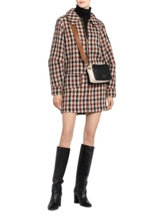 FURLA Real Umhängetasche Damen, Schwarz